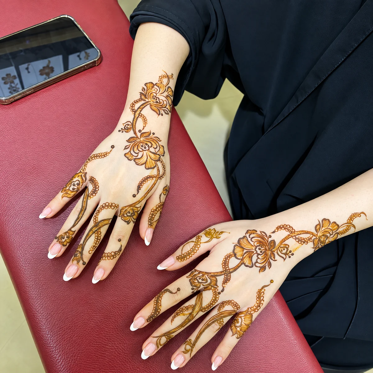 Both Hands Arabic Mehndi