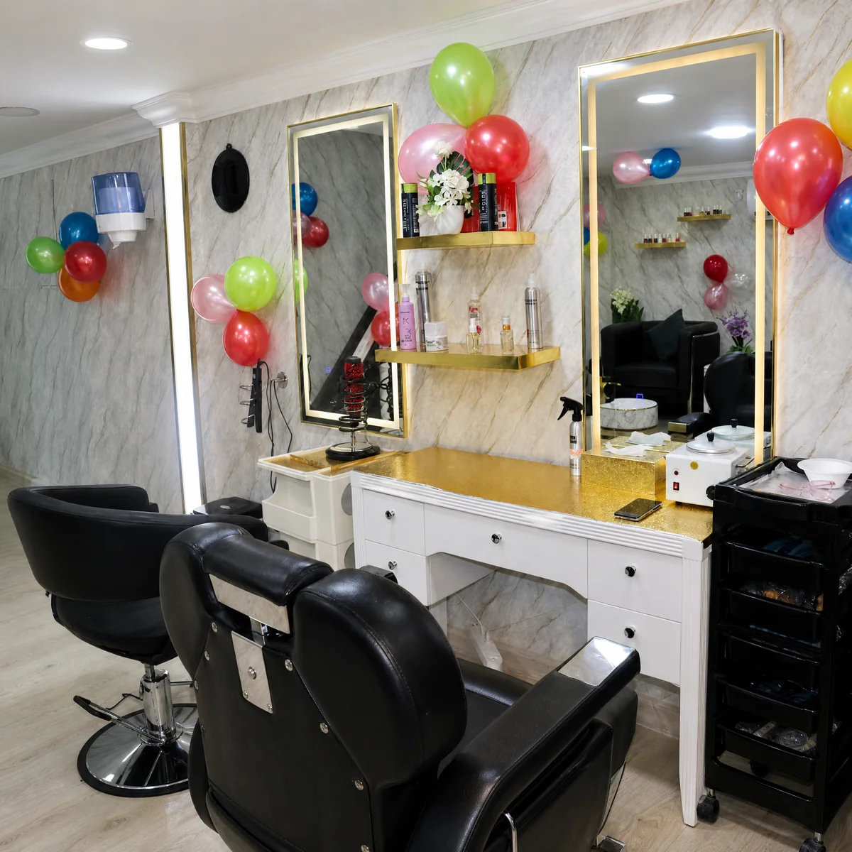 Interior treatment area at Al Mazaya Women Salon