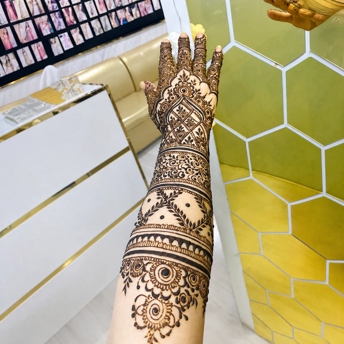 Traditional Bridal Arm Mehndi